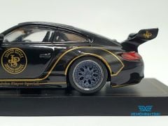 Xe Mô Hình Porsche Old & New 997 Black 1:64 Tarmac Works (Đen)