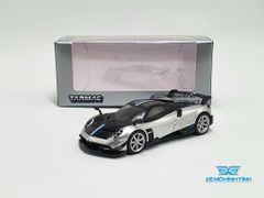 Xe Mô Hình Pagani Huayra BC Grigio Mercurio 1:64 Tarmac Works (Bạc)