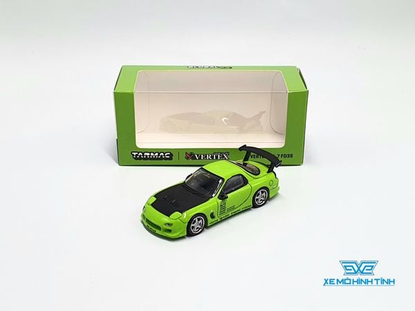 Xe Mô Hình Vertex Rx-7 FD3S Light Green 1:64 Tarmac Works ( Xanh Lá )