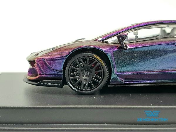 Xe Mô Hình Lamborghini Aventador LB*Performance 1:64 JEC ( Tím Biến Màu )