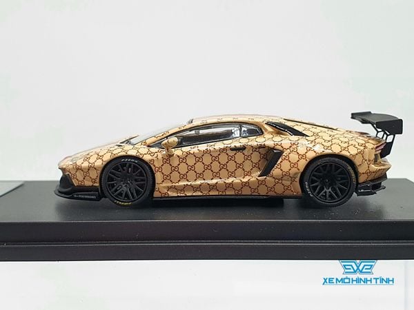 Xe Mô Hình Lamborghini Aventador LB*Performance 1:64 JEC ( Vàng Gucci )