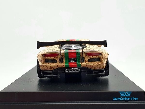 Xe Mô Hình Lamborghini Aventador LB*Performance 1:64 JEC ( Vàng Gucci )