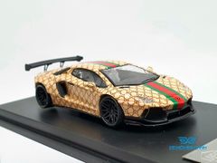 Xe Mô Hình Lamborghini Aventador LB*Performance 1:64 JEC ( Vàng Gucci )