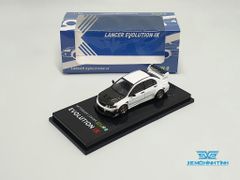 Xe Mô Hình Mitsubishi Lancer Evolution IX 1:64 EV64 ( Trắng )