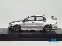 Xe Mô Hình Mitsubishi Lancer Evolution IX 1:64 EV64 ( Trắng )