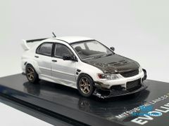 Xe Mô Hình Mitsubishi Lancer Evolution IX 1:64 EV64 ( Trắng )