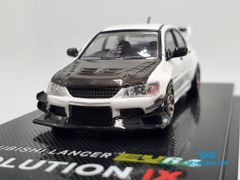 Xe Mô Hình Mitsubishi Lancer Evolution IX 1:64 EV64 ( Trắng )