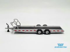 Xe Mô Hình Tĩnh Car Hauler Trailer Type A 1:64 MiniGT ( Xám )