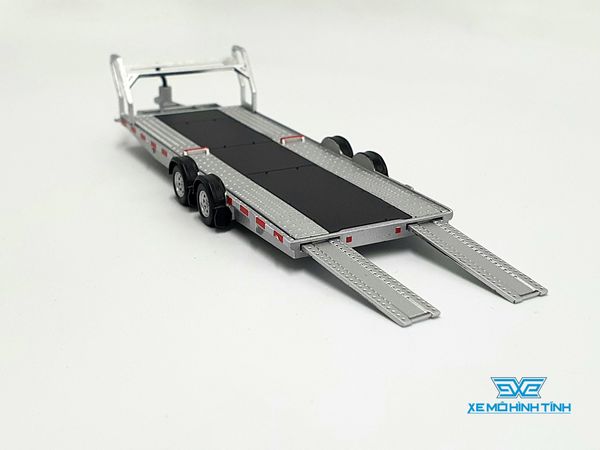 Xe Mô Hình Tĩnh Car Hauler Trailer Type A 1:64 MiniGT ( Xám )