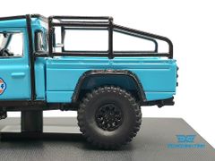 Xe Mô Hình Hình Land Rover Defender 110 1:64 Master ( Xanh Gulf)