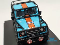 Xe Mô Hình Hình Land Rover Defender 110 1:64 Master ( Xanh Gulf)