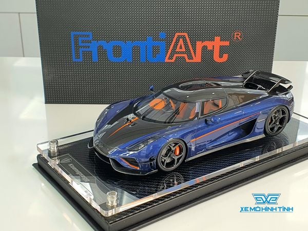 Xe Mô Hình Koenigsegg Regera 1:18 FrontiArt (Xanh)