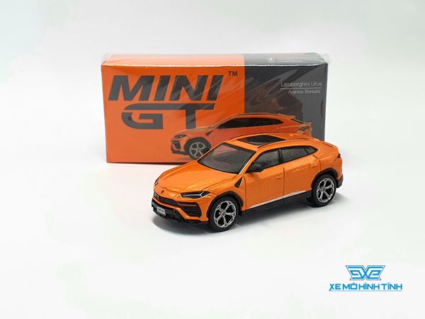 Xe Mô Hình Lamborghini Urus Arancio Borealis LHD 1:64 MiniGT (Cam)