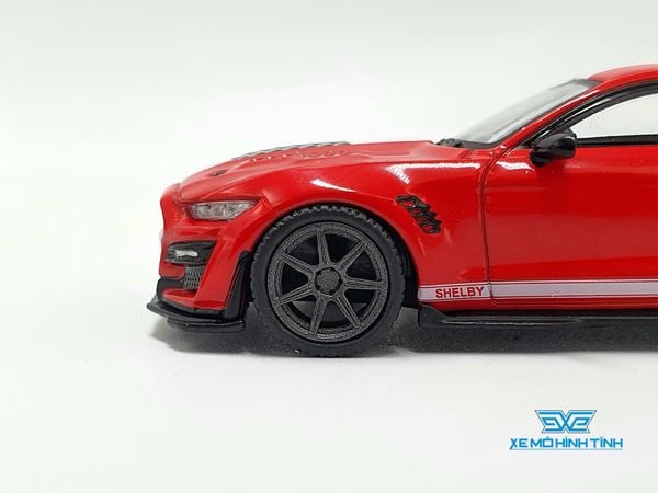 Xe Mô Hình Ford Shelby GT500 SE Widebody Ford Race Red LHD 1:64 MiniGT (Đỏ)