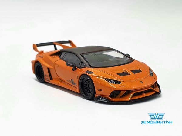 Xe Mô Hình Lamborghini Huracan GT LB*Works Arancio Borealis LHD 1:64 MiniGT (Cam)