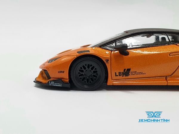 Xe Mô Hình Lamborghini Huracan GT LB*Works Arancio Borealis LHD 1:64 MiniGT (Cam)