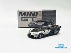 Xe Mô Hình Bugatti Vision Gran Turismo Silver LHD 1:64 MiniGT ( Xám )