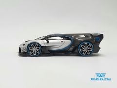 Xe Mô Hình Bugatti Vision Gran Turismo Silver LHD 1:64 MiniGT ( Xám )