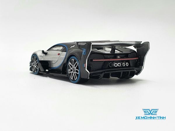 Xe Mô Hình Bugatti Vision Gran Turismo Silver LHD 1:64 MiniGT ( Xám )