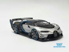 Xe Mô Hình Bugatti Vision Gran Turismo Silver LHD 1:64 MiniGT ( Xám )