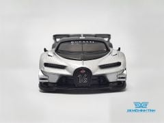 Xe Mô Hình Bugatti Vision Gran Turismo Silver LHD 1:64 MiniGT ( Xám )