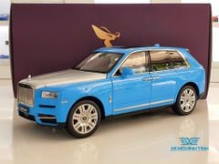 Xe Mô Hình Roll-Royce Cullinan 1:18 Kengfai ( Xanh Mui Bạc )