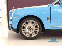 Xe Mô Hình Roll-Royce Cullinan 1:18 Kengfai ( Xanh Mui Bạc )