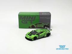 Xe Mô Hình Lamborghini Huracan GT3 EVO Presentation LHD 1:64 MiniGT ( Xanh Lá )