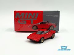 Xe Mô Hình Lancia Stratos HF Stradale Rosso Arancio LHD 1:64 MiniGT ( Đỏ )