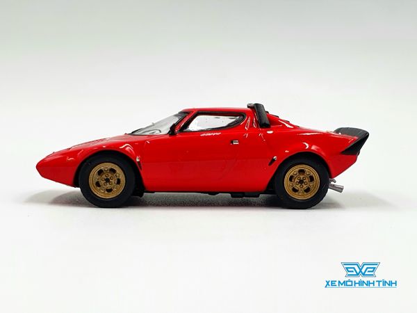 Xe Mô Hình Lancia Stratos HF Stradale Rosso Arancio LHD 1:64 MiniGT ( Đỏ )