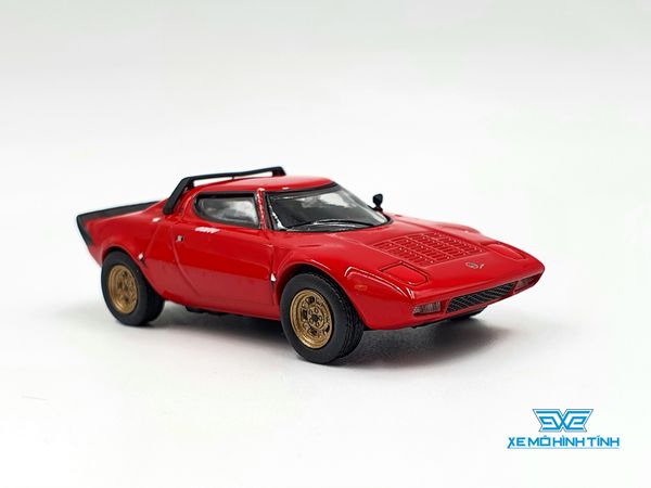 Xe Mô Hình Lancia Stratos HF Stradale Rosso Arancio LHD 1:64 MiniGT ( Đỏ )