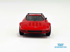 Xe Mô Hình Lancia Stratos HF Stradale Rosso Arancio LHD 1:64 MiniGT ( Đỏ )