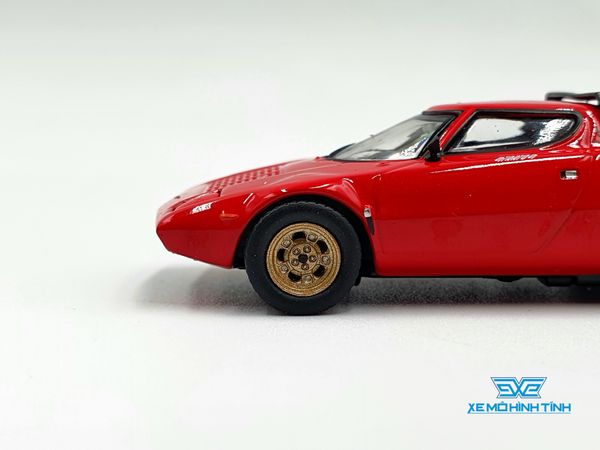 Xe Mô Hình Lancia Stratos HF Stradale Rosso Arancio LHD 1:64 MiniGT ( Đỏ )