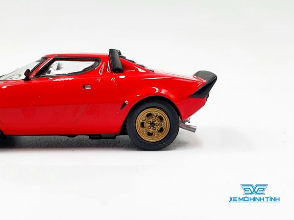 Xe Mô Hình Lancia Stratos HF Stradale Rosso Arancio LHD 1:64 MiniGT ( Đỏ )