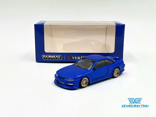 Xe Mô Hình Vertex Silvia S14 1:64 Tarmac Works ( Xanh )