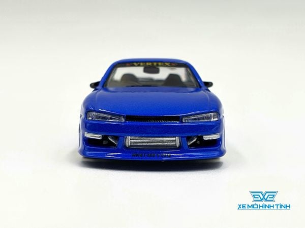 Xe Mô Hình Vertex Silvia S14 1:64 Tarmac Works ( Xanh )