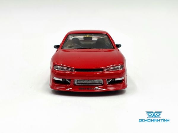 Xe Mô Hình Vertex Silvia S14 1:64 Tarmac Works ( Đỏ )