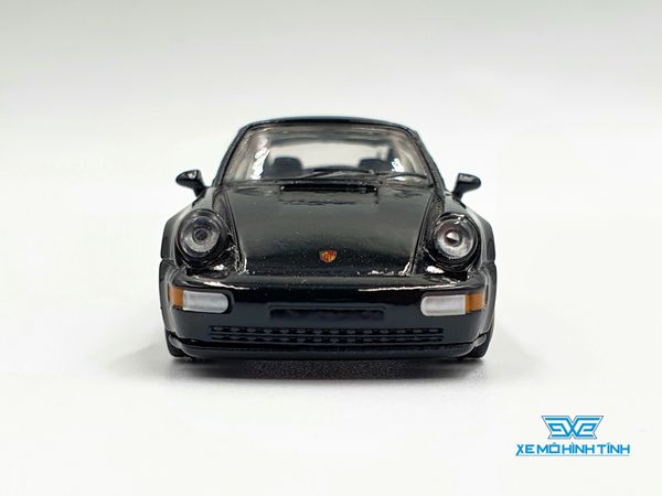 Xe Mô Hình Porsche 911 Turbo 1:64 Schuco ( Đen )