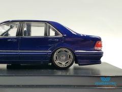 Xe Mô Hình Mercedes-Benz W140 1:64 Street Weapon ( Xanh )