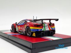 Xe Mô Hình Ferrari 488 #51 GTE 24h of Le Mans 2019 Winner of LMGTE Pro Calado > Pier Guidi > Serra 1:64 Tarmac Works ( Đỏ Sọc Trắng )