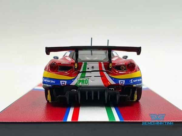 Xe Mô Hình Ferrari 488 #51 GTE 24h of Le Mans 2019 Winner of LMGTE Pro Calado > Pier Guidi > Serra 1:64 Tarmac Works ( Đỏ Sọc Trắng )