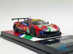 Xe Mô Hình Ferrari 488 #51 GTE 24h of Le Mans 2019 Winner of LMGTE Pro Calado > Pier Guidi > Serra 1:64 Tarmac Works ( Đỏ Sọc Trắng )