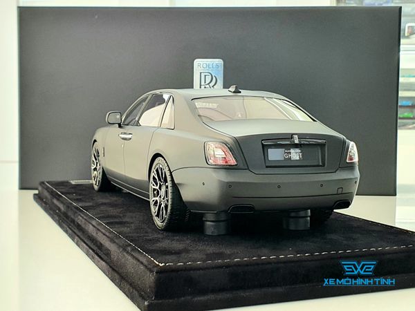 Xe Mô Hình Rolls Royce Ghost 1:18 HH Model ( Đen Nhám ) Limit 17 - 22 - 25 / 30