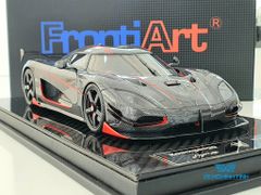 Xe Mô Hình Koenigsegg Agera RS 1:18 Frontiart ( Carbon Viền Đỏ )