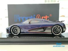 Xe Mô Hình Koenigsegg Agera R 1:18 Frontiart ( Xanh Carbon )