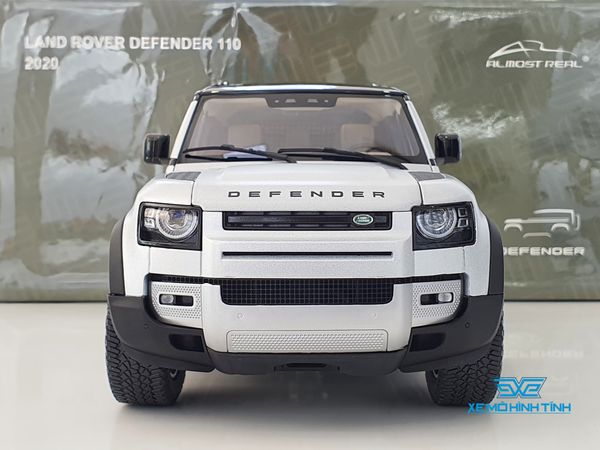 Xe Mô Hình Land Rover Defender 110 - 2020 1:18 Almost Real ( Bạc Nhám )