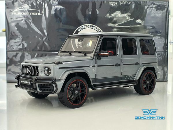 Xe Mô Hình Mercedes AMG G63 - 2019 1:18 Almost Real ( Xám Bạc )