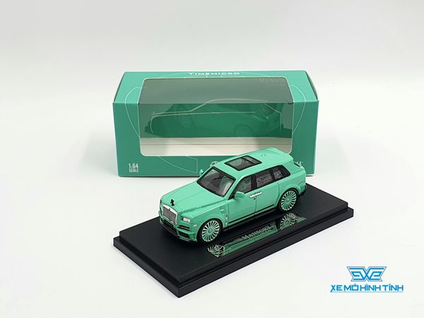 Xe Mô Hình Roll-Royce Cullinan Mansory 1:64 Time Micro ( Xanh Min )