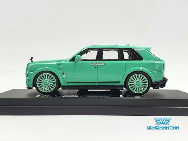 Xe Mô Hình Roll-Royce Cullinan Mansory 1:64 Time Micro ( Xanh Min )