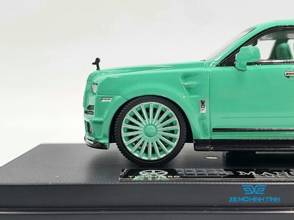 Xe Mô Hình Roll-Royce Cullinan Mansory 1:64 Time Micro ( Xanh Min )